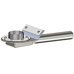 LORO-X 13615.070X LORO basic unit for parapet drain 55 mm depth of insertion for emergency drainage weir 55 mm clamping flange for bitumen DN 70