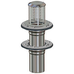 LORO-X 21532.150X LORO roof outlet stainless steel clamp flange vertical two-piece DN 150