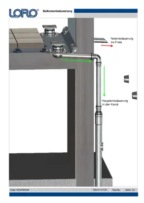 Technical documentation parapet balcony PDF