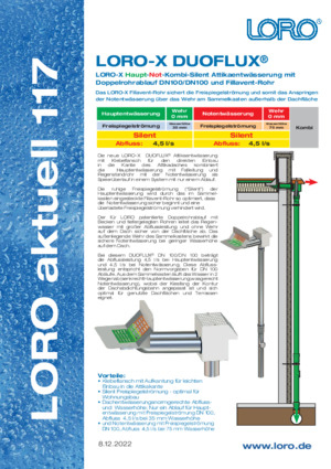 Series 117 LORO-X DUOFLUX DN 100