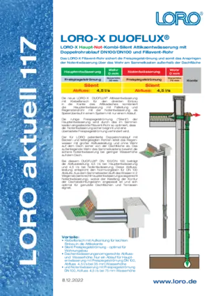 Aktuell 117 
LORO-X DUOFLUX DN 100