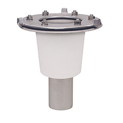 LORO-X 21909.070X LORO-DRAINLET basic unit made of stainless steel with clamping flange with thermal insulation DN 70