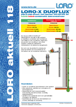 LORO Series 118 LORO-X DUOFLUX pipe in pipe
