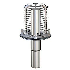 LORO-X 41511.070X retention drain main drainage vertical with retention pipe height according to specification strainer basket 238 mm DN 100