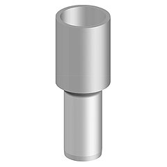 LORO-X 08225.050C LORO-XC transition piece with welding rim form E2 DN 50