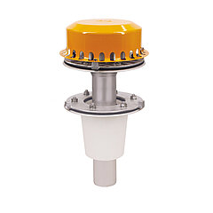 LORO-X 21322.050X LORO-DRAINJET emergency drain stainless steel clamping flange two-piece with heat insulation DN 50