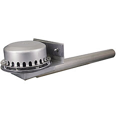 LORO-X 01382.050X LORO-RAINSTAR stainless steel parapet drain series 79(RC) with clamping flange for plastic pressure pipe DN 50