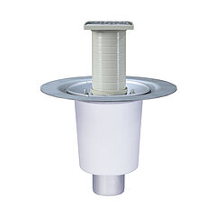 LORO-X 19210.070X LORO-VERSAL single drain, vertical, one-piece, with stainless steel insulation DN 70