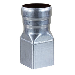 LORO-X 55686.070X LORO rainwater downpipe square and on