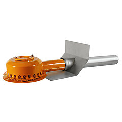 LORO-X 01349.070X LORO-DRAINJET Attika emergency drain with adhesive flange for bitumen Weir height 50 mm Series 62 DN 70