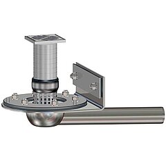 LORO-X 01572.050X LORO-ATTIKA balcony drain for plastic DN 50