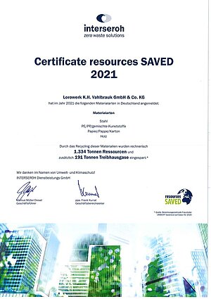 Certificate CO2 – Cover page (PDF)