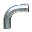 LORO-X BEND WITHOUT INTERNAL COATING 87 DEGREE DN 40