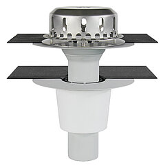 LORO-X 17142.100A LORO roof outlet aluminium two-piece with heat insulation vertical DN 100