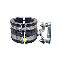 LORO-X 00979.070X Supporting and fixing clamp for noise insulation DN 70