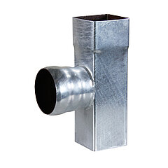 LORO-X 55694.DD0X branch square DN II=LX socket round 87 degrees DN 100/100