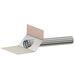 LORO-X 13515.050X LORO drainage camber without roof intervention with adhesive flange DN 50