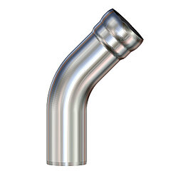 LORO-X 4.320.050C LORO-XCL bend 1.4301 45 degrees DN 50
