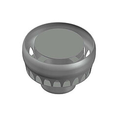 LORO-X 15611.070X emergency drain connection for balcony drains series E+F with socket DN 125