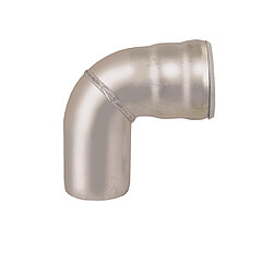 LORO-X 5.350.050C LORO-XCL bend with narrow radius 1.4571 87 degrees DN 50