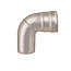 LORO-XCL BOCHT MET KRAPPE RADIUS 1.4571 87 GR. DN 50
