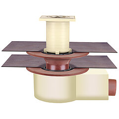 LORO-X 16332.070X Balcony Direct Two-Piece for Balcony Floor with Insulation DN 70