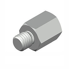 LORO-X 60419.000X transition nuts external thread M8 and internal thread M10