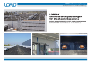 Industrijska hala s LORO-X DRAINJET podtlačnim odvodom detaljna fotografija