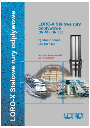 LORO-X Catalog: LORO-X Steel Discarge pipes