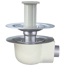 LORO-X 19265.070X LORO-VERSAL stainless steel single drain series K two-piece 3 degree with insulation DN 70