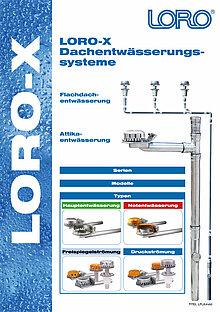 LORO-X flat roof drainage