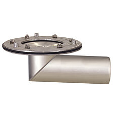 LORO-X 21914.100X LORO-DRAINLET basic unit made of stainless steel with lateral clamping flange without insulation DN 100