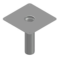 LORO-X 12200.070H Light composite sheet Sikaplan light grey vertical DN 70
