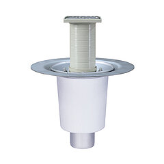LORO-X 19210.050X LORO-VERSAL single drain vertical one-piece with insulation made of stainless steel DN 50