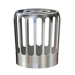 LORO-X 12020.080X Light strainer insert stainless steel for main drainage DN 80