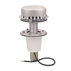 LORO-X 21123.070X LORO-DRAINJET drain in stainless steel with two-part clamping flange with heat insulation and heating DN 70