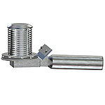 Cesta de filtro y vertedero de altura variable para techos invertidos