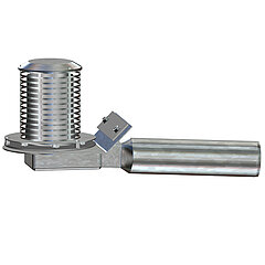 LORO-X 13628.100X LORO-Attika emergency drain inverted roof with clamping flange for bitumen screen unit 210 mm DN 100