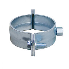LORO-X 00975.080X pipe clip with connection thread M10 DN 80