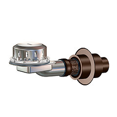 LORO-X 19512.070X ATTIKA main drainage for waterproof concrete DN 70 made of stainless steel