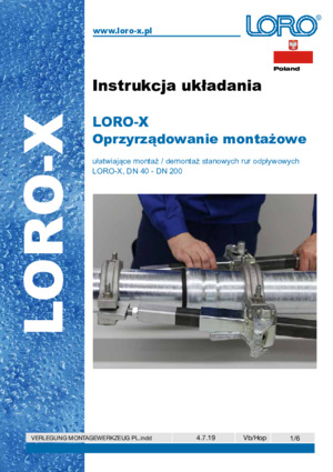 LORO-X Installation: mounting device