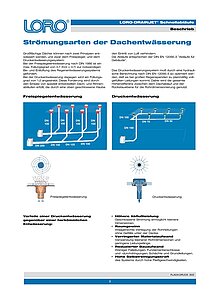 LORO-X Information Strömungsarten der Dachentwässerung 10.09.2008 – Titelseite (PDF)