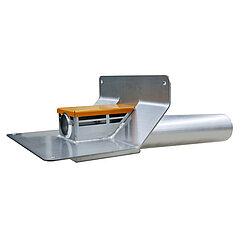 LORO-X 13471.100X emergency drainage cascade for pipe in pipe with adhesive flange for bitumen DN 100/50