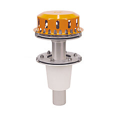 LORO-X 21722.050X LORO-DRAINLET Emergency Drain stainless steel clamping flange vertical two-piece with heat insulation DN 50