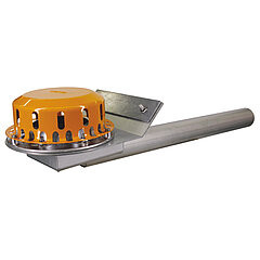 LORO-X 01371.070X LORO-RAINSTAR stainless steel parapet emergency drain series 79(RB) with clamping flange for bitumen gravity drainage DN 70