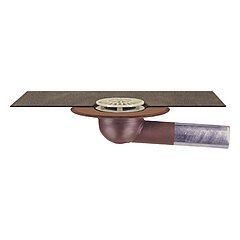 LORO-X 15471.050X balcony drain 3 degrees one-piece without insulation DN 50