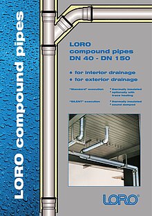 Brochure LORO-X composite pipes DN 40 – DN 150 – Cover page (PDF)
