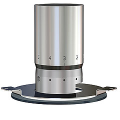 LORO-X 14331.100X retention rotary valve for flat roof series 84 DN 100