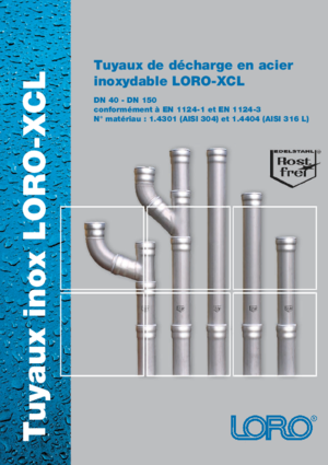 LORO-Prospekt: LORO-XCL Edelstahl