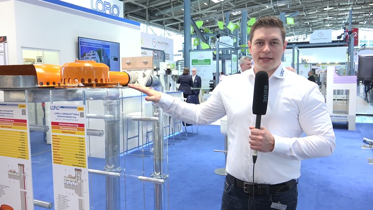 Миниатюра: LORO-X DRAINJET отводняване на атика без намеса в покрива